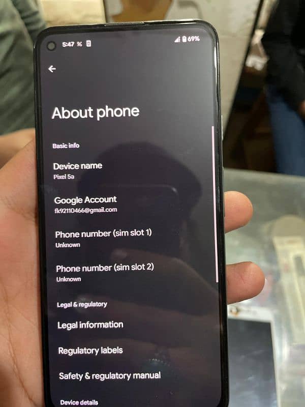 Google pixel 5a 5g 10 by 10 condition 5