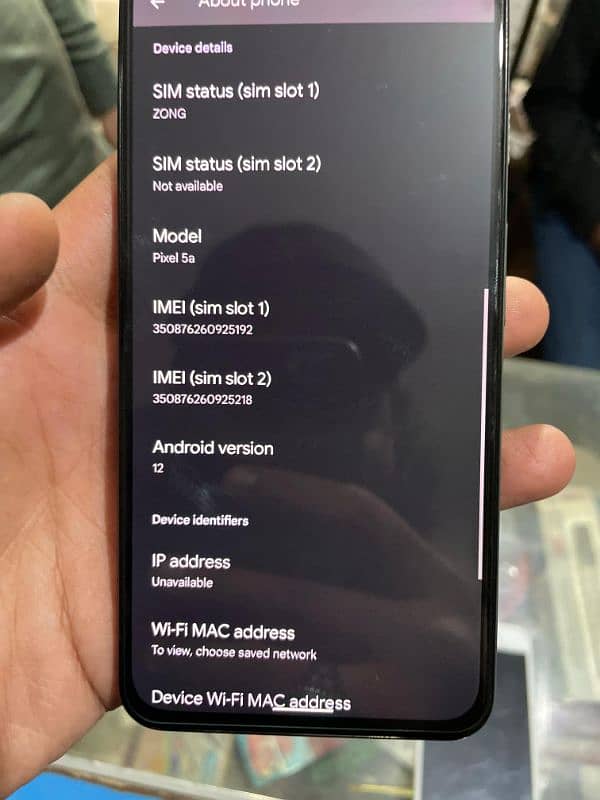 Google pixel 5a 5g 10 by 10 condition 6