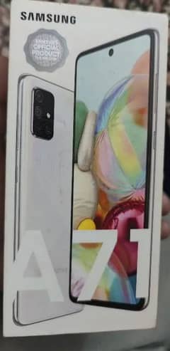 Samsung Galaxy A71 Complete box.