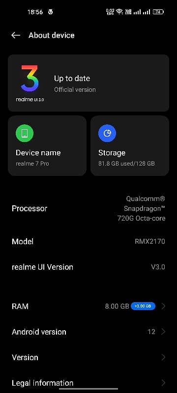 realme 7pro 6