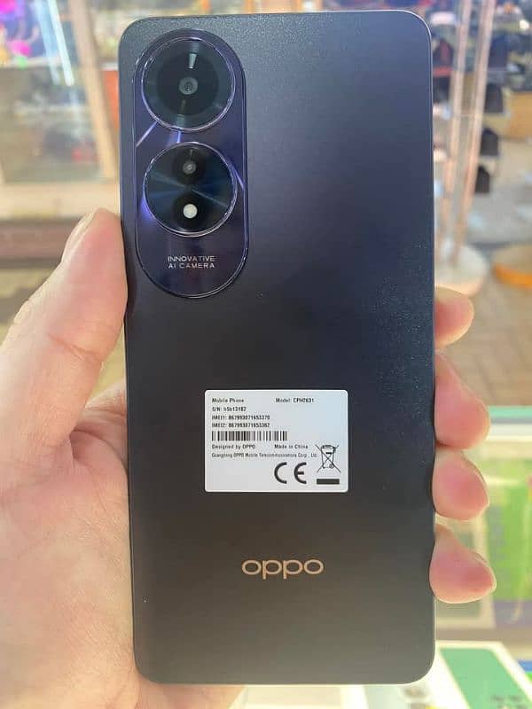 oppo A60 10/10 New condition box open. . . complete box 2