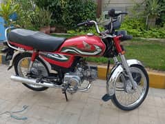 Honda CD 70 2023 all ok koi kam ni hony wala all decoment clear