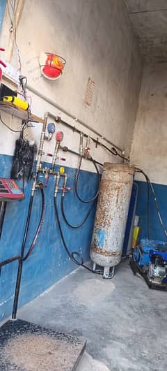 LPG Complete setup with Brand new generator and compressor