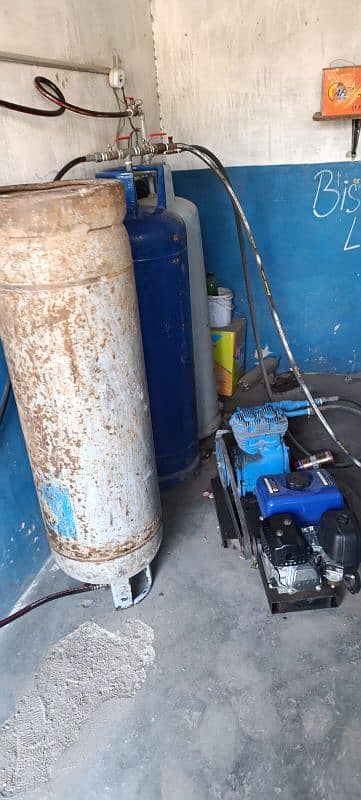 LPG Complete setup with Brand new generator and compressor 2