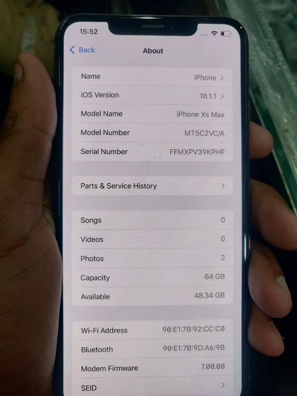 IPHONE XS MAX 64GB NON PTA READ ADD ONLY CALL 0341/1053/121 5