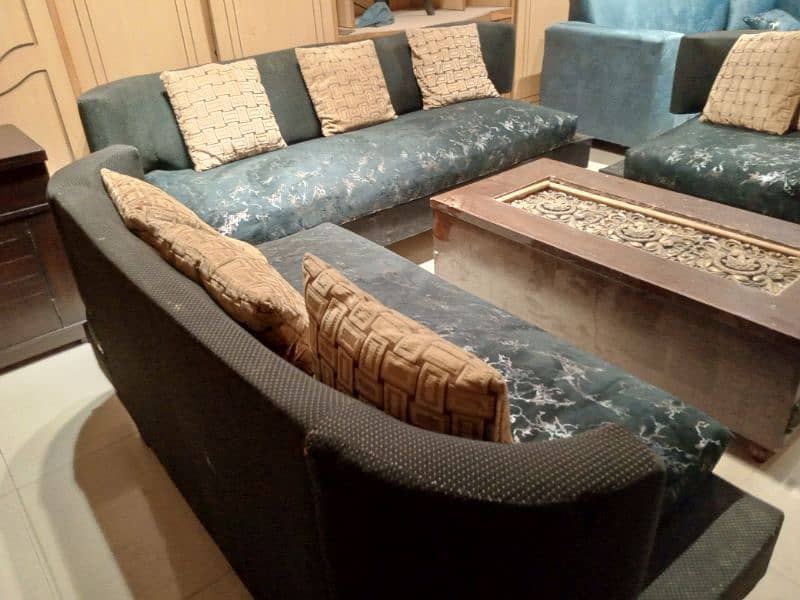 slightly used sofa set 3 2 1 seater 1