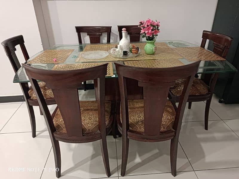 6 chair with dining table 0