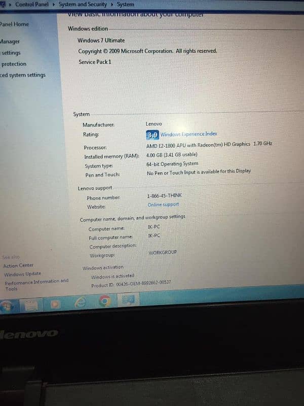 Lenovo laptop thinkpad urgent sell 4