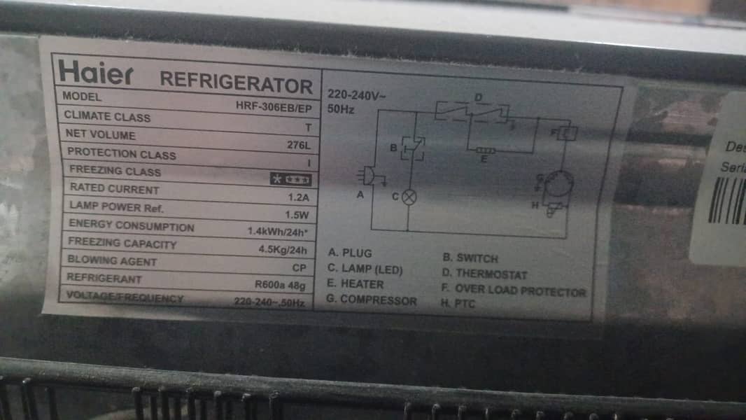 Haier fridge - very good condition 3