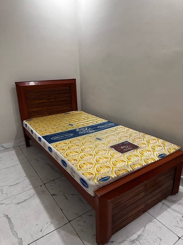 single bed and mattress 1