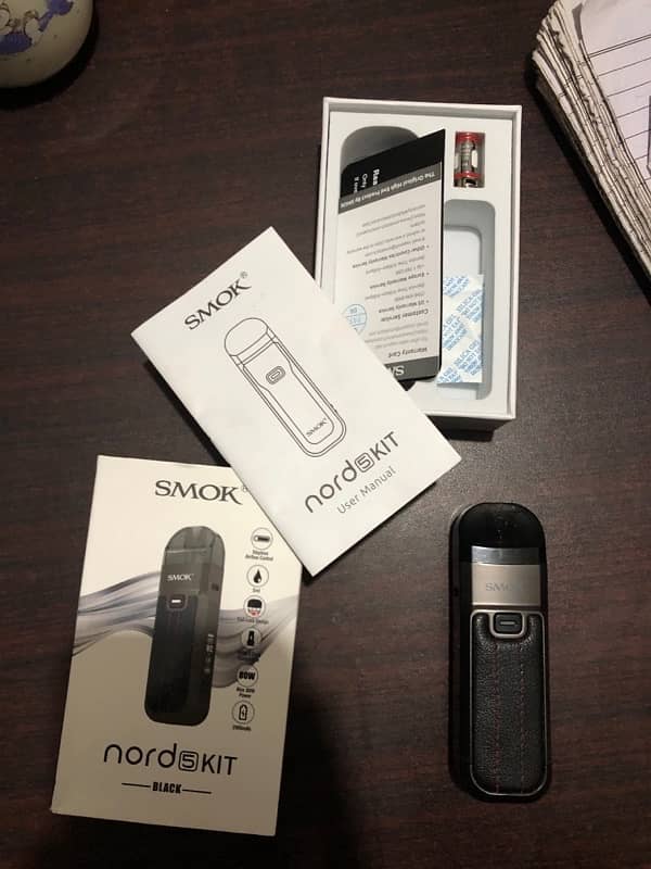 SMOK nord 5 KIT (BLACK LEATHER) 0