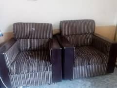 two single sofa and 1, 2 seater sofa fore sale