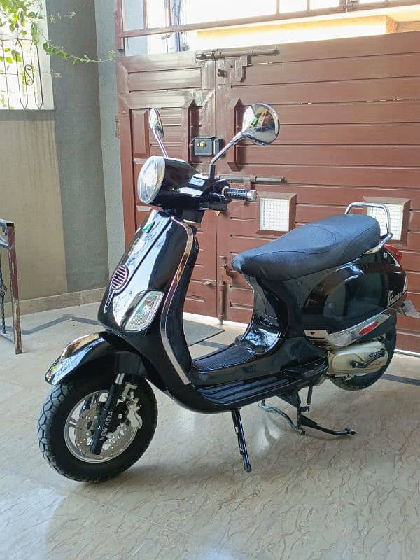 New Asia Ramza 100cc Petrol Black Islamabad Registered almost New 4