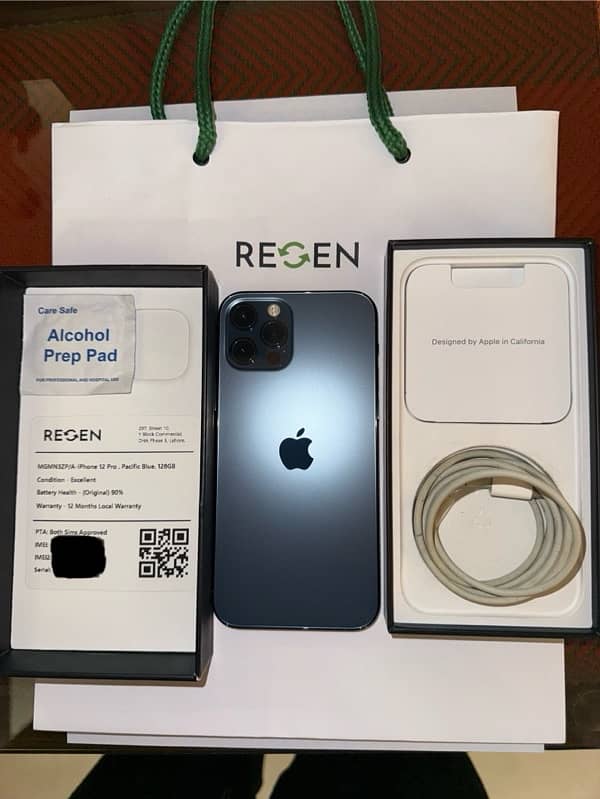 iPhone 12 Pro 128gb - PTA Approved 0