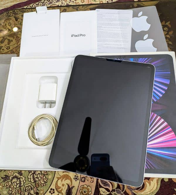 iPad Pro 256gb M1 Chip 3rd Gen Complete Box 11