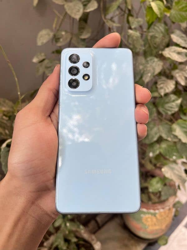 samsung A53 mint blue 6