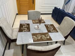 dining table with chair