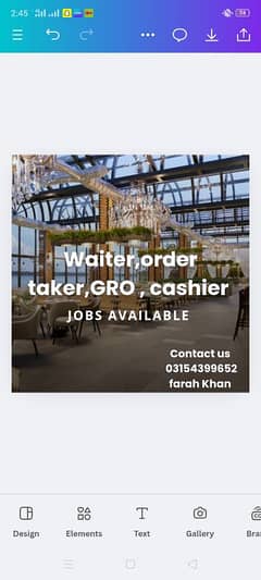 restaurant jobs jobs available waiter oder taker GRO cashier