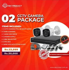 Cctv camera packages with instalation Dahua and hikvision