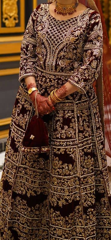 bridal lehnga , barat dress, Ahmed sultan designer , 0