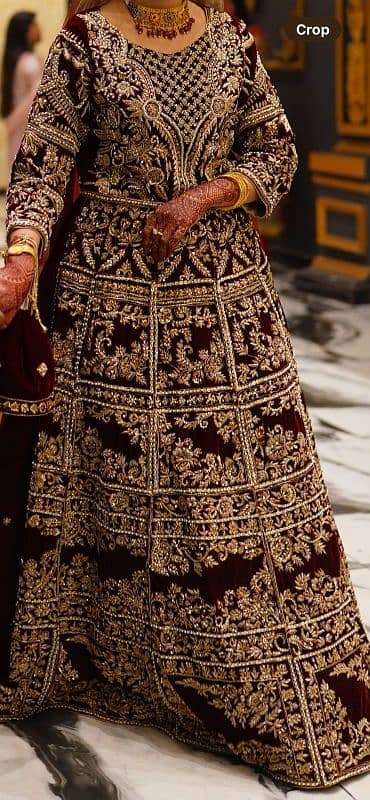 bridal lehnga , barat dress, Ahmed sultan designer , 1