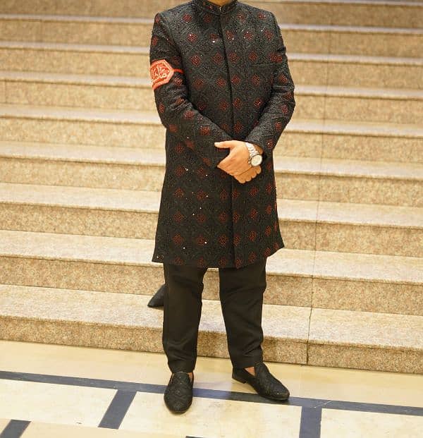 sherwani + mehndi suit 0