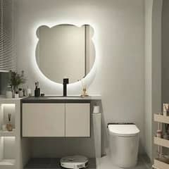 Round mirror-Led mirror-Bathroom vanity mirror-Room mirror-Mirror