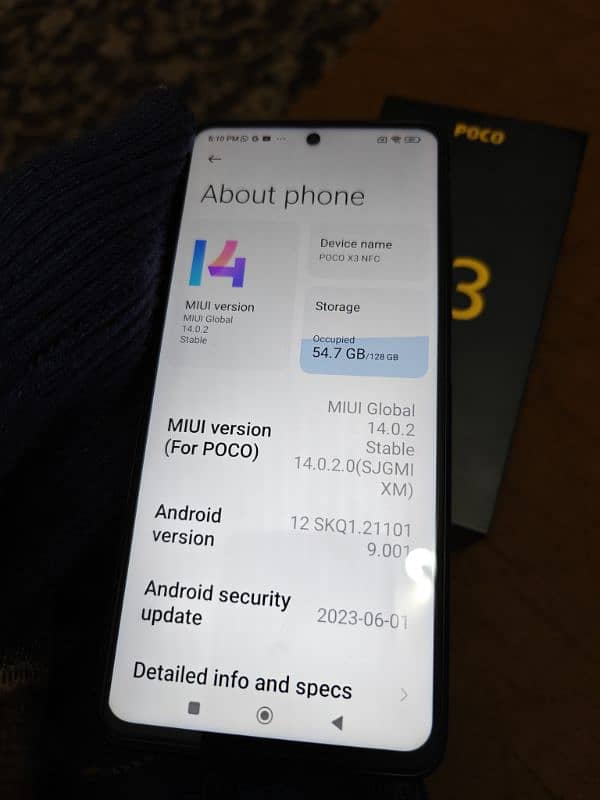 Poco x3 6/128 gaming phone for sale 4