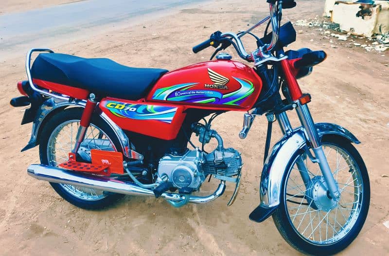 Honda CD70 2024 Model Condition 10/10 2