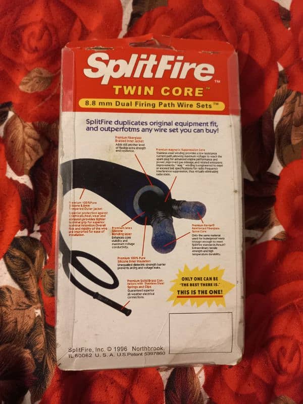 Split Fire Twin Core Silicon Plug Cord 1