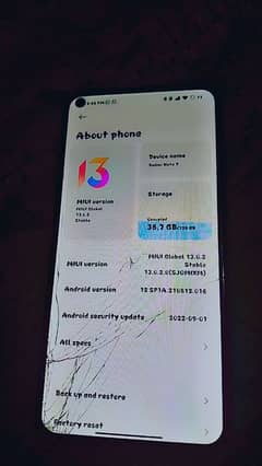 Redmi Note 9 Pannel broken