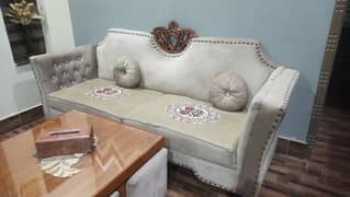 Sofa set with table set complete for sale