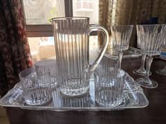 crystal jug with glasses(03002112474)