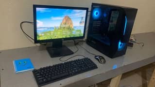 core i5 8th gen with LED 19 INCH Gaming pc