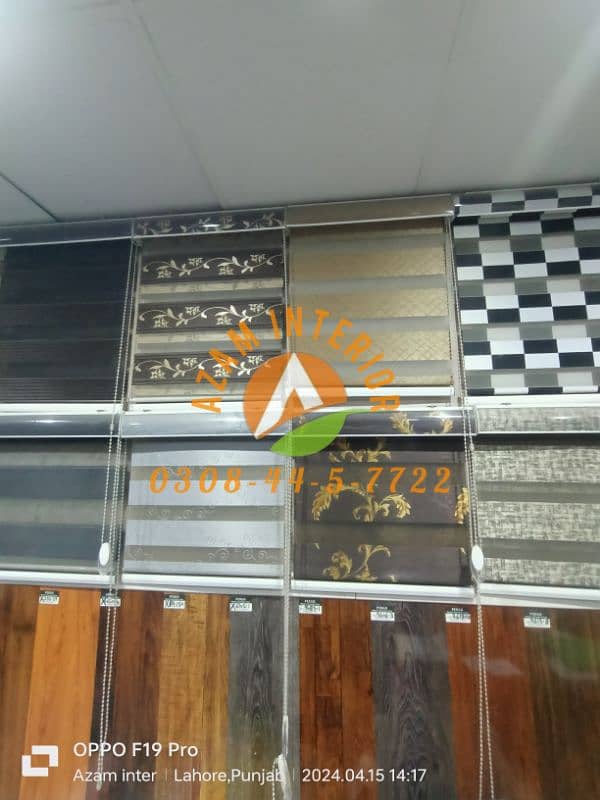 vinyl flooring Lahore Pakistan wooden floor Glass paper window blinds 0