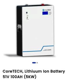 coreTech lithium ion battery 51v 100ah