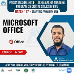 online MS office course available