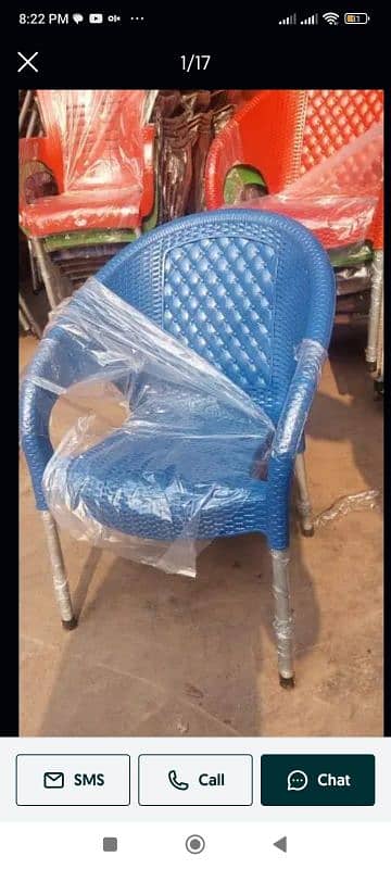 PLASTIC LAWN CHAIRS,  GOOD QUALITY/850 0