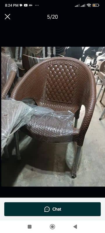 PLASTIC LAWN CHAIRS,  GOOD QUALITY/850 2