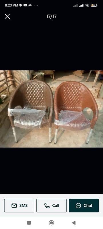 PLASTIC LAWN CHAIRS,  GOOD QUALITY/850 3