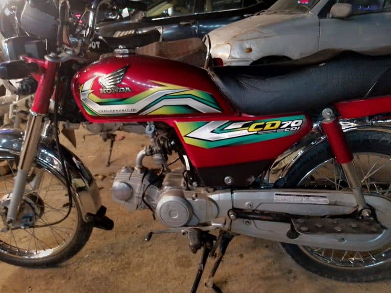 Honda cd 70 model 22/23 Islamabad number 0