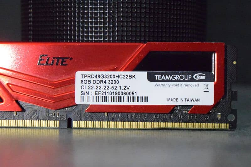 Teamgroup Elite Red Plus 8GB DDR4 3200MHZ CL22 3