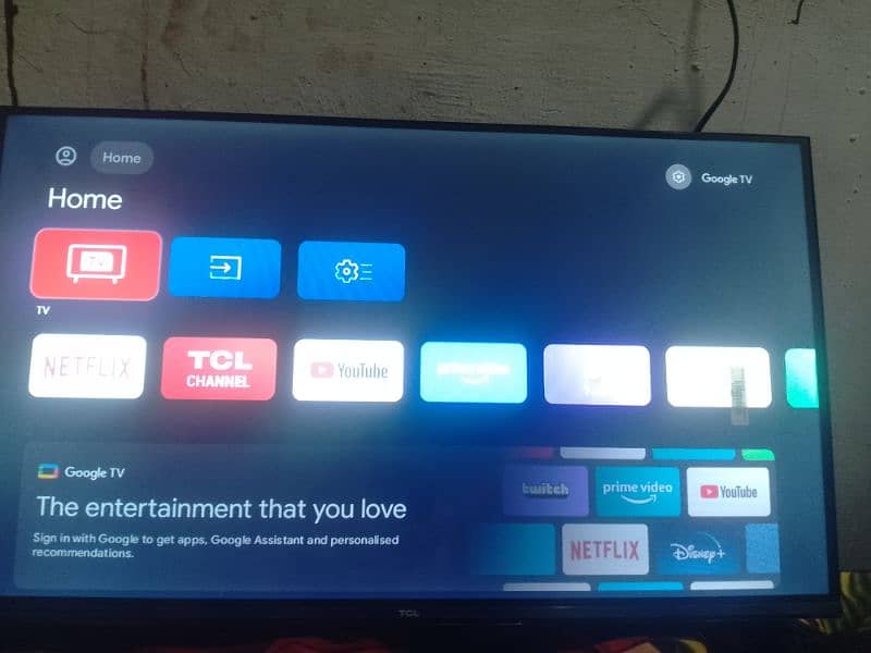 TCL 32inch google TV 2