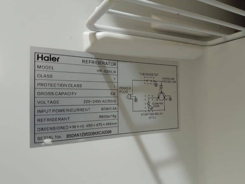 Haier mini fridge 2