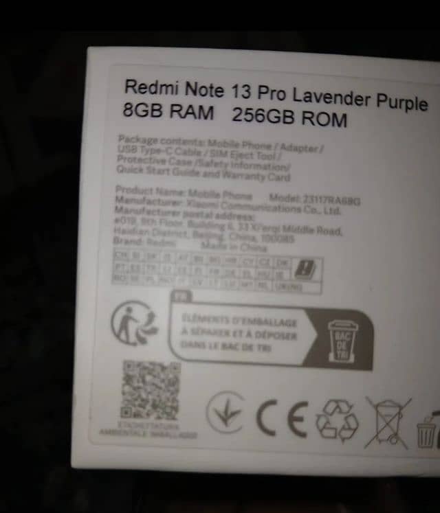 Redmi Note 13 Pro Classic Edition (Global Version) Purple - Non Local 2