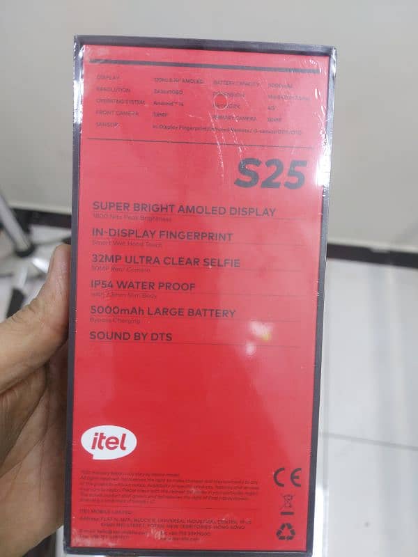 ITEL S25 128GB(BOXPACK)OFFICIAL PTA APPROVED 1