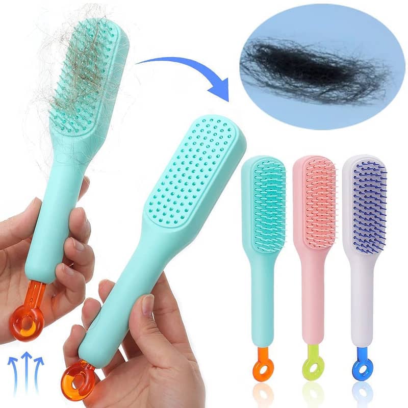 Telescopic Bristles Hair Brush           03157445443 0