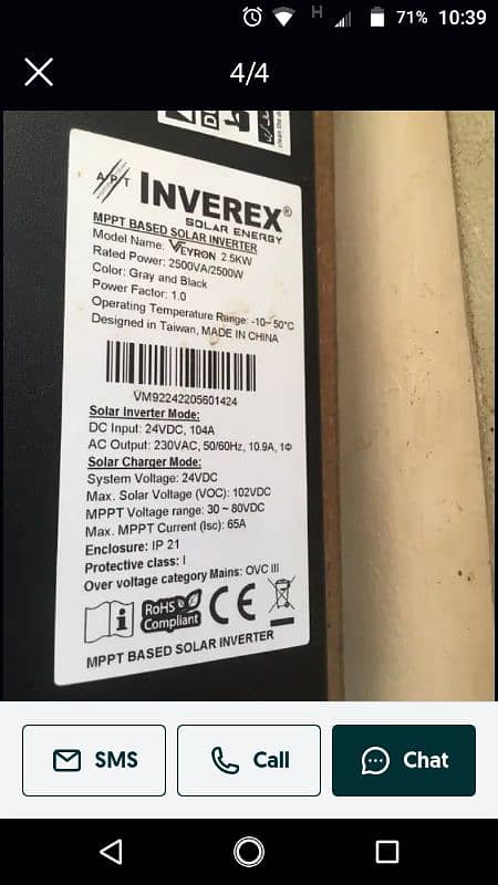 inverix 2.5 kw complet setup 0