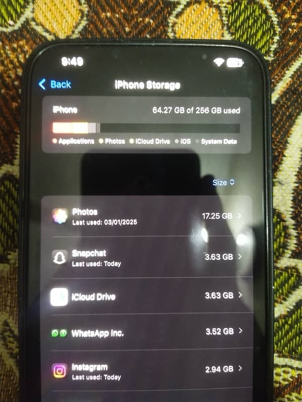 iPhone 14 Plus jv 265GB 3