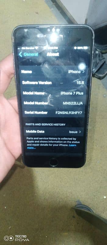 iPhone7puls 128gb ram ha all oky ha non pta ha 1